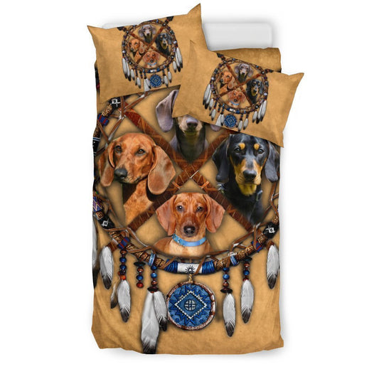 DACHSHUND BEDDING SET-6teenth World™-Bedding Set-Twin-Vibe Cosy™