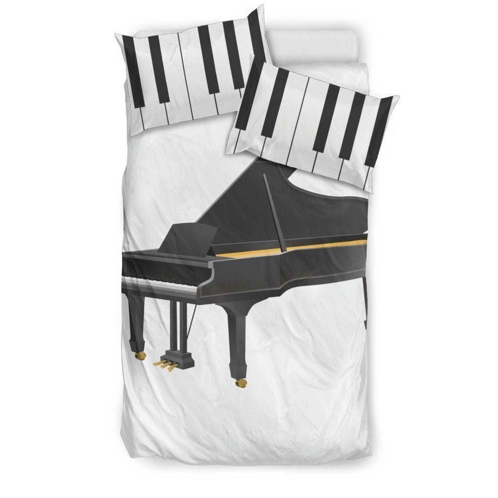 Grand Piano Bedding Set - Bedding Set-6teenth World™-Bedding Set-Twin-Vibe Cosy™