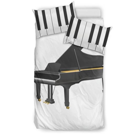Grand Piano Bedding Set - Bedding Set-6teenth World™-Bedding Set-Twin-Vibe Cosy™