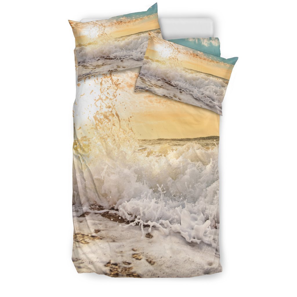 Wave Explosion Bedding Set-6teenth World™-Bedding Set-Twin-Vibe Cosy™