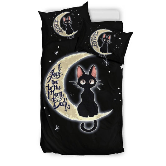 I Love You To The Moon And Back_Beige Bedding Set-6teenth World™-Bedding Set-Twin-Vibe Cosy™