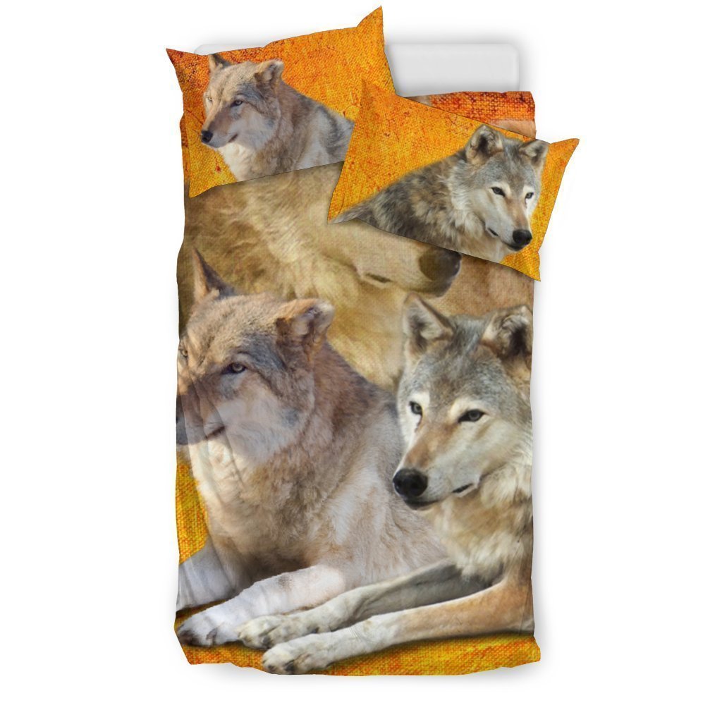 Wolf - Love Bedding Set-6teenth World™-Bedding Set-Twin-Vibe Cosy™