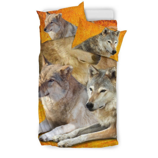 Wolf - Love Bedding Set-6teenth World™-Bedding Set-Twin-Vibe Cosy™