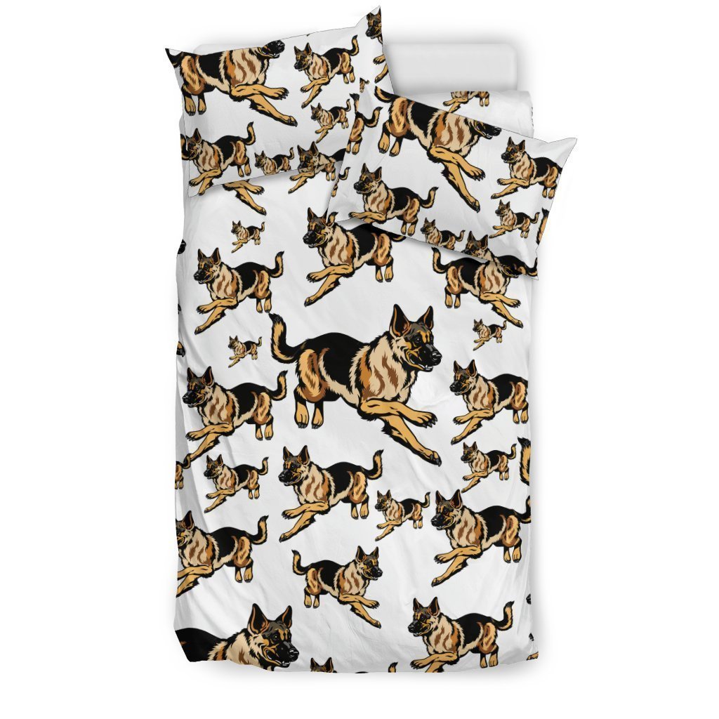 German Shepherd Dog Bedding Set-6teenth World™-Bedding Set-Twin-Vibe Cosy™