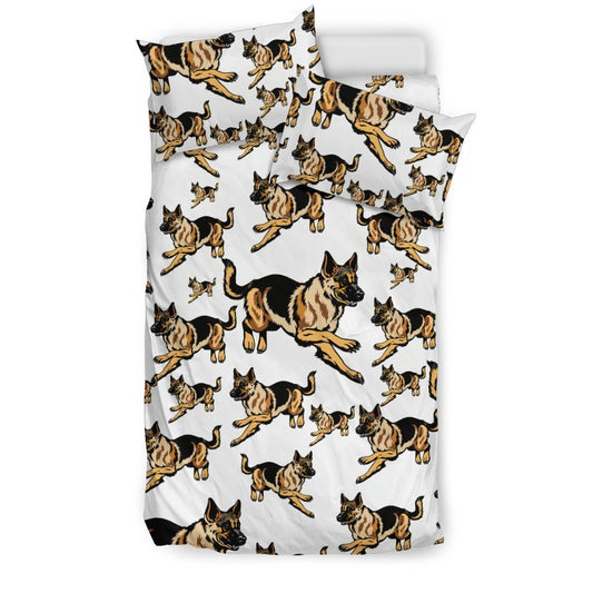 German Shepherd Dog Bedding Set-6teenth World™-Bedding Set-Twin-Vibe Cosy™