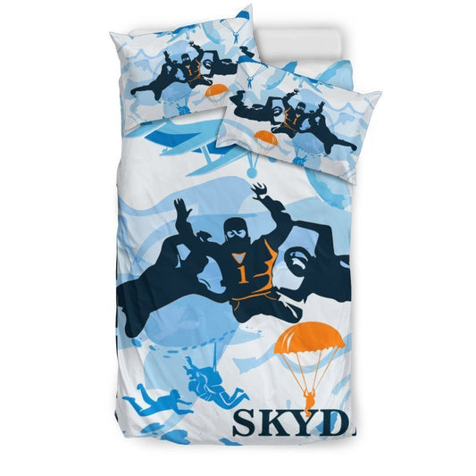 Skydiving Bedding Set-6teenth World™-Bedding Set-US Twin-Vibe Cosy™