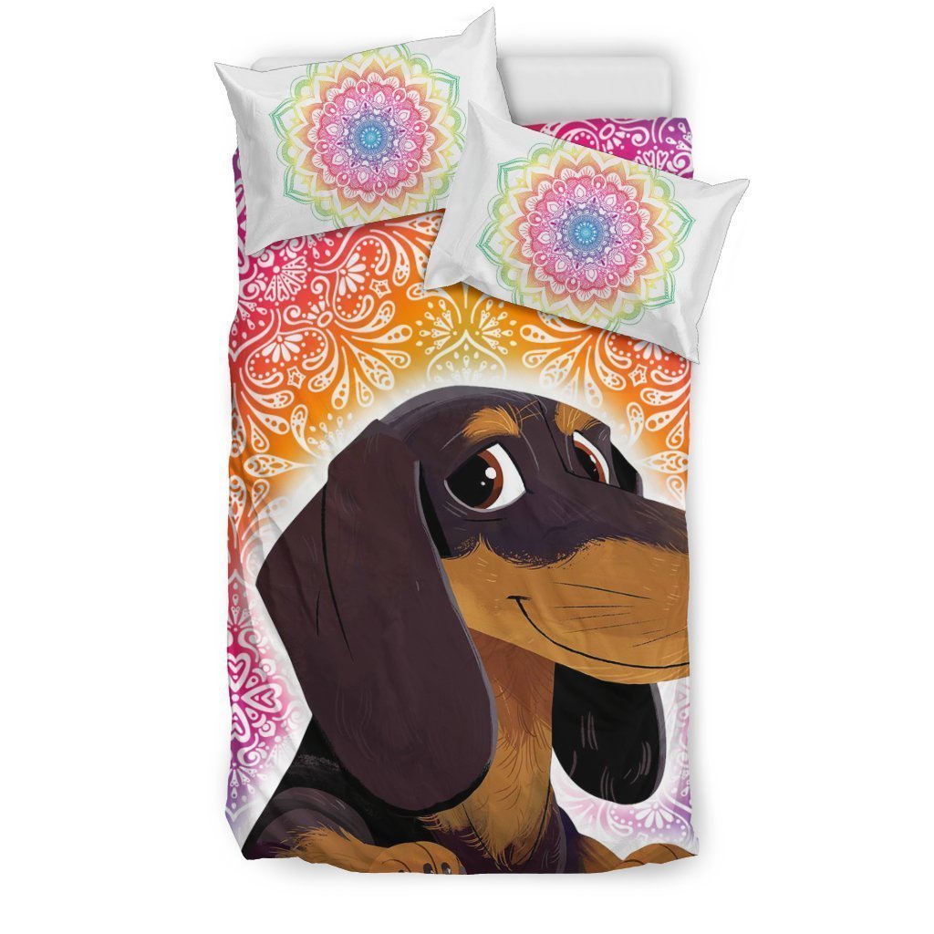 Dachshund Bedding set-6teenth World™-Bedding Set-US Twin-Vibe Cosy™