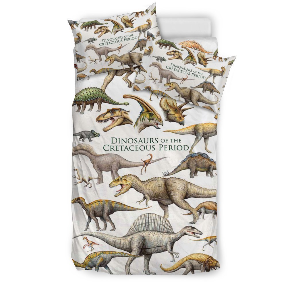 Bedding Set - Dinosaurs Period-Dinosaurs-HP Arts-Bedding Set - Black - Bedding Set - Dinosaurs SHDL080914-US Twin-Vibe Cosy™