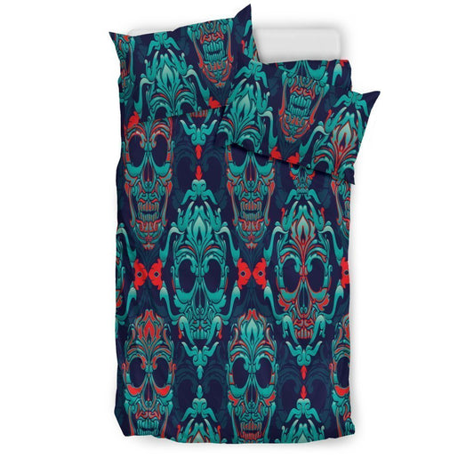 NP Skulls Bedding Set-6teenth World™-Bedding Set-US Twin-Vibe Cosy™