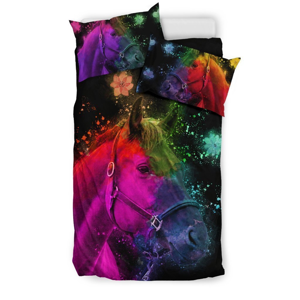 Beautiful Horse Bedding Set for Lovers of Horses-6teenth World™-Bedding Set-US Twin-Vibe Cosy™