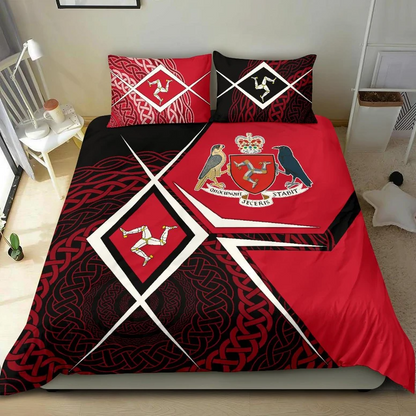 Premium 3D Printed Celtic Isle Of Man Bedding Set MEI