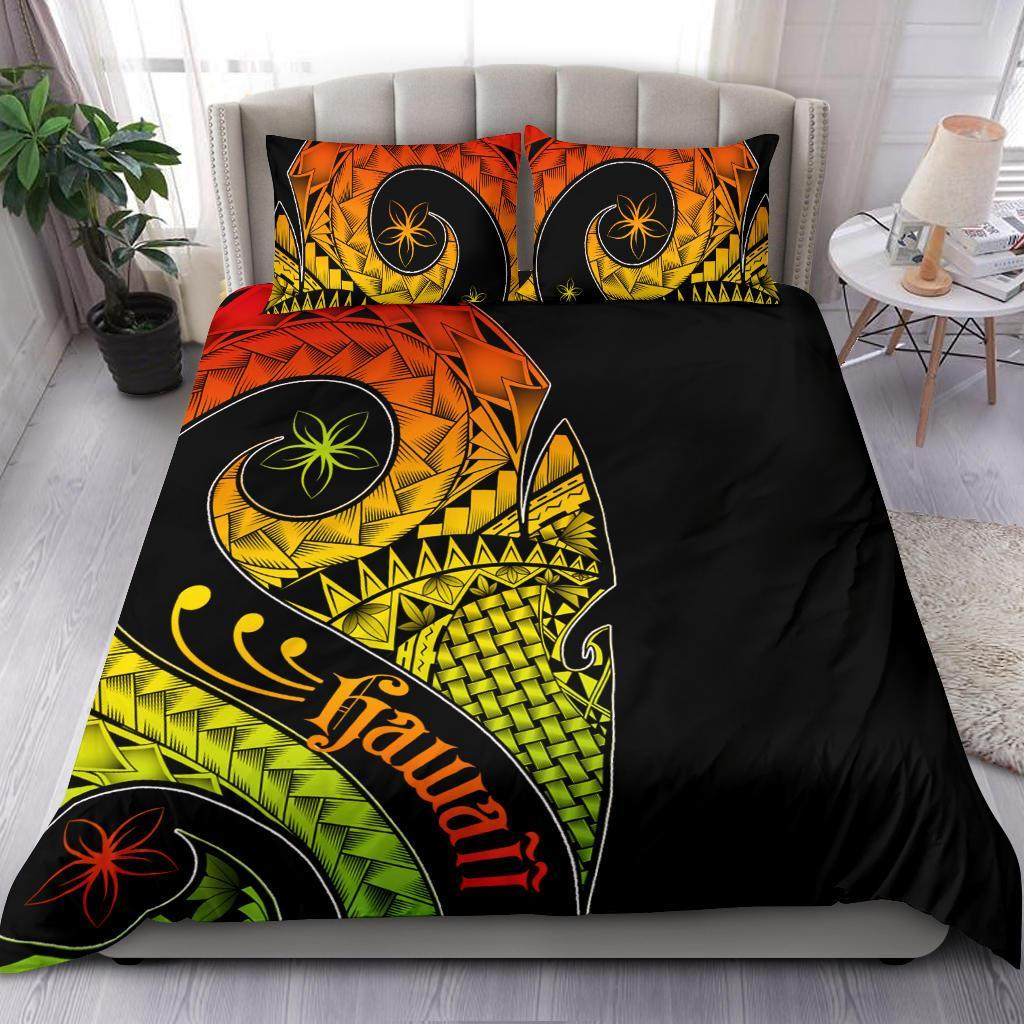 Polynesian Hawaii Patterns Personalised Name 3D Bedding Set