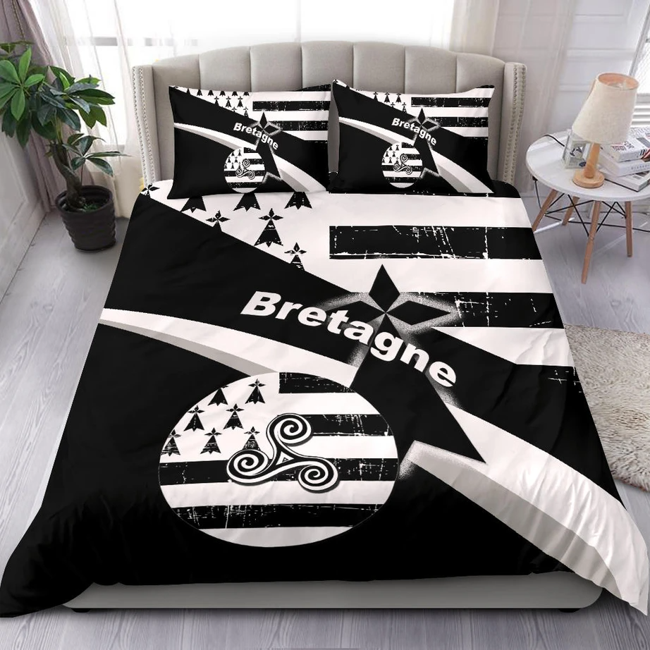 Premium 3D Printed Bretagne Bedding Set MEI