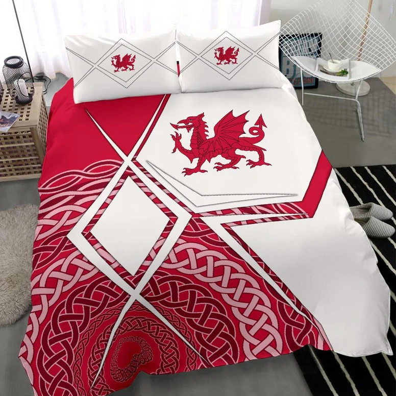 Premium 3D Printed Wales Legend Bedding Set MEI