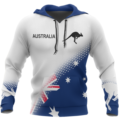 Australia Flag Zip Hoodie Dots Version PL-Apparel-PL8386-Hoodie-S-Vibe Cosy™