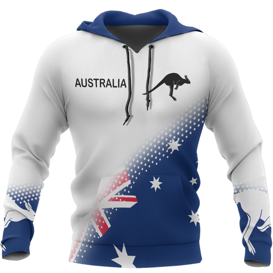 Australia Flag Zip Hoodie Dots Version PL-Apparel-PL8386-Hoodie-S-Vibe Cosy™
