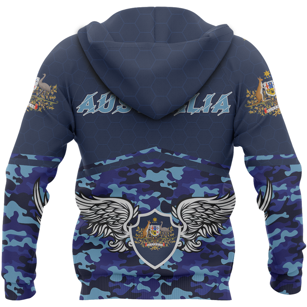 Australia Hoodie Air Force Style NNK 1407-Apparel-PL8386-Zip Hoodie-S-Vibe Cosy™