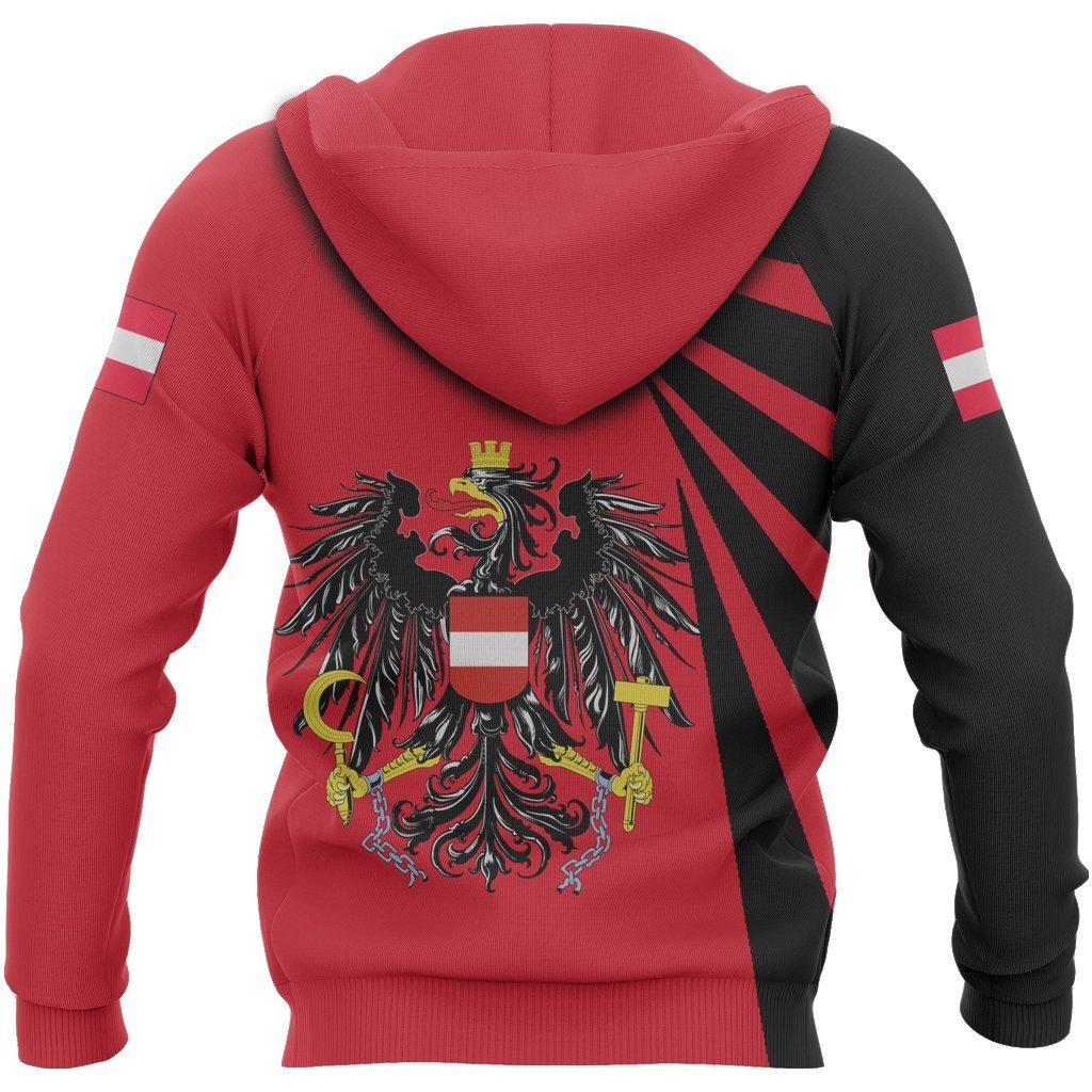 Austria Hoodie Coat Of Arms - Tornado Version AF-NVD1034-Apparel-Dung Van-Hoodie-S-Vibe Cosy™