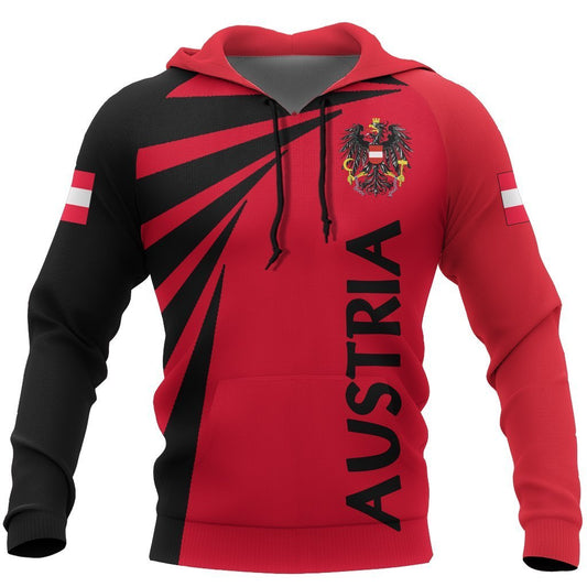Austria Hoodie Coat Of Arms - Tornado Version AF-NVD1034-Apparel-Dung Van-Hoodie-S-Vibe Cosy™