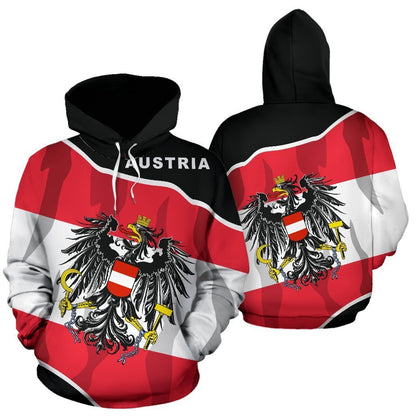 Austria Hoodie Flag Fly In Me AF-NVD1045-Apparel-Dung Van-Hoodie-S-Vibe Cosy™