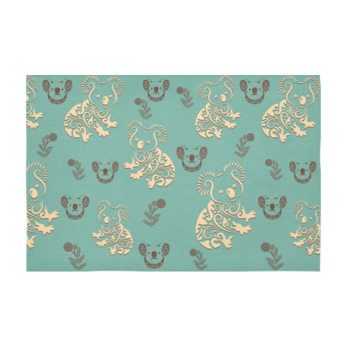 Australia Koala Cotton Linen Tablecloth NN8-TABLECLOTHES-HP Arts-One Size-Australia Koala NN9 Cotton Linen Tablecloth 60" x 90"-Vibe Cosy™