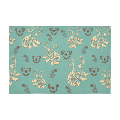 Australia Koala Cotton Linen Tablecloth NN8-TABLECLOTHES-HP Arts-One Size-Australia Koala NN9 Cotton Linen Tablecloth 60" x 90"-Vibe Cosy™