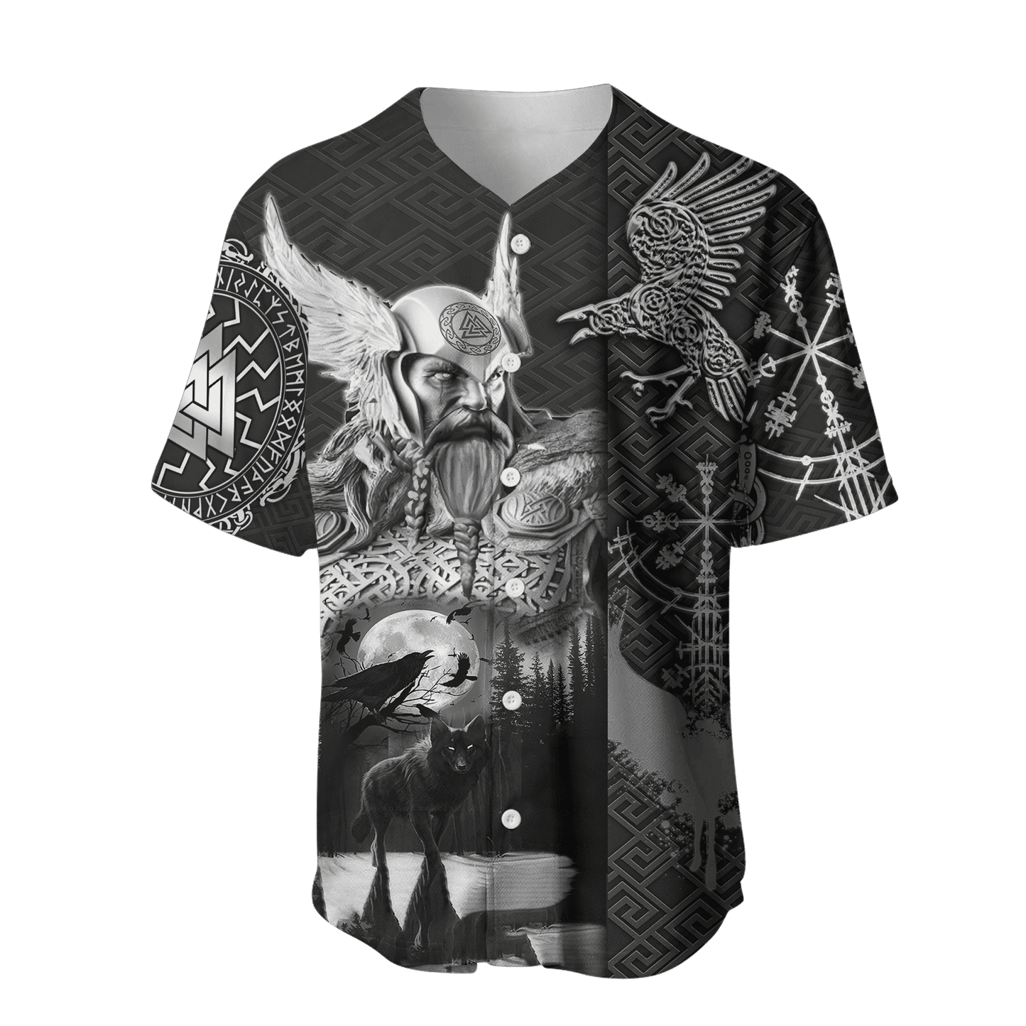 Viking Odin 3D All Over Printed Unisex Shirts