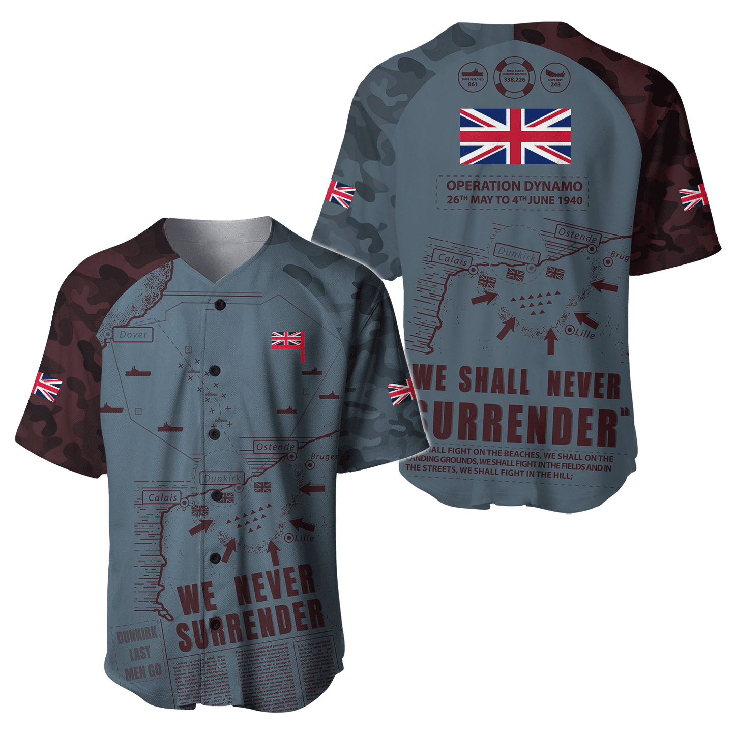 Remembrance Day Lest We Forget 3D All Over Printed Unisex Shirts