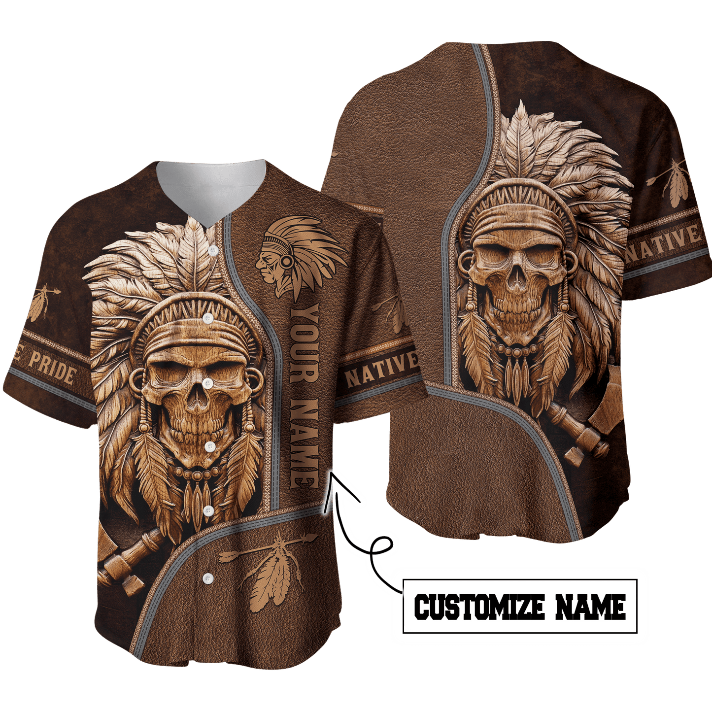 Summer Collection - Customized Native American 3D All Over Printed Unisex Shirts