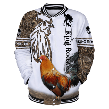 King Rooster Tattoo 3D Printed Unisex Shirts HHT23042105