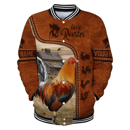 Personalized Rooster 3D Printed Unisex Shirts DA24042102
