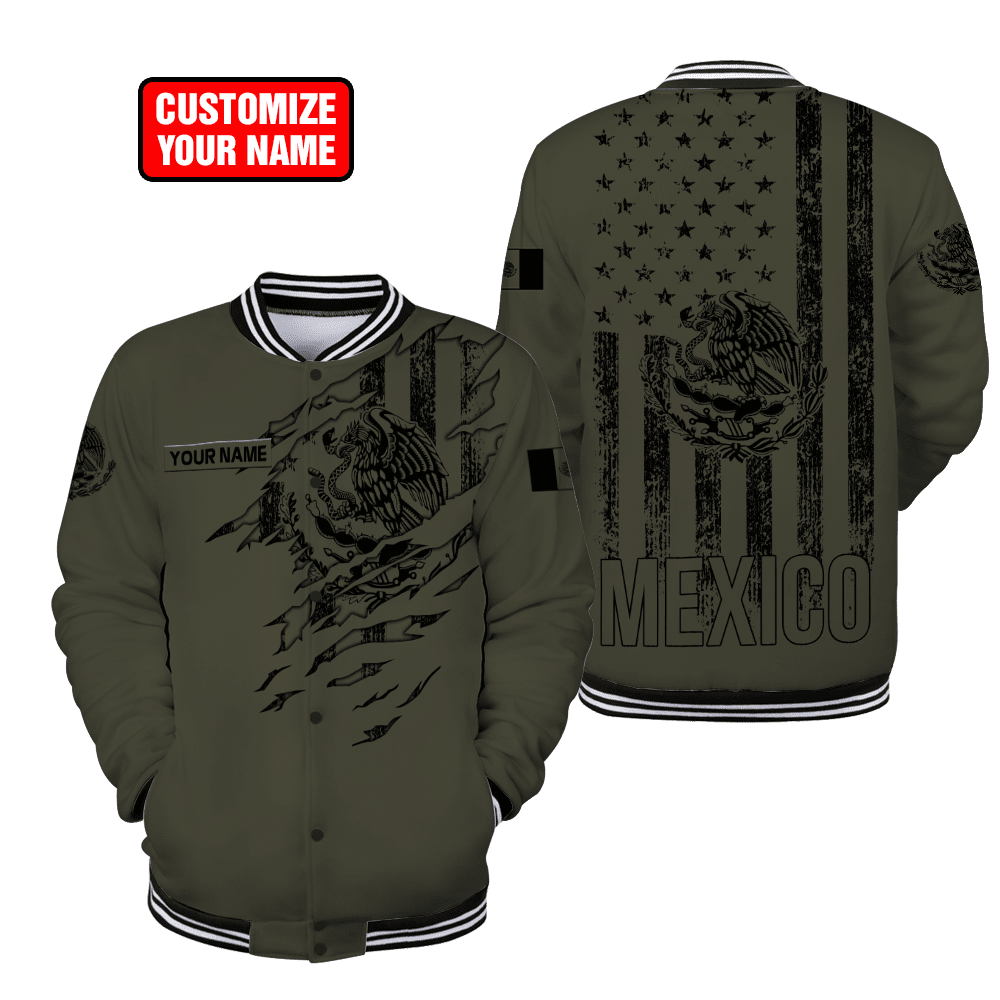 Personalized Name Mexico 3D All Over Printed Unisex Shirts