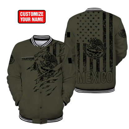 Personalized Name Mexico 3D All Over Printed Unisex Shirts