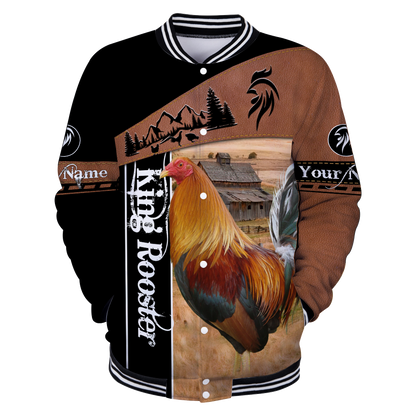 Personalized King Rooster 3D Printed Unisex Shirts SN27042103