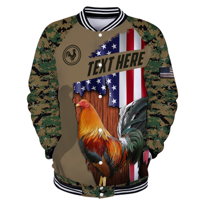 Personalized Rooster 3D Printed Unisex Shirts SN14052104
