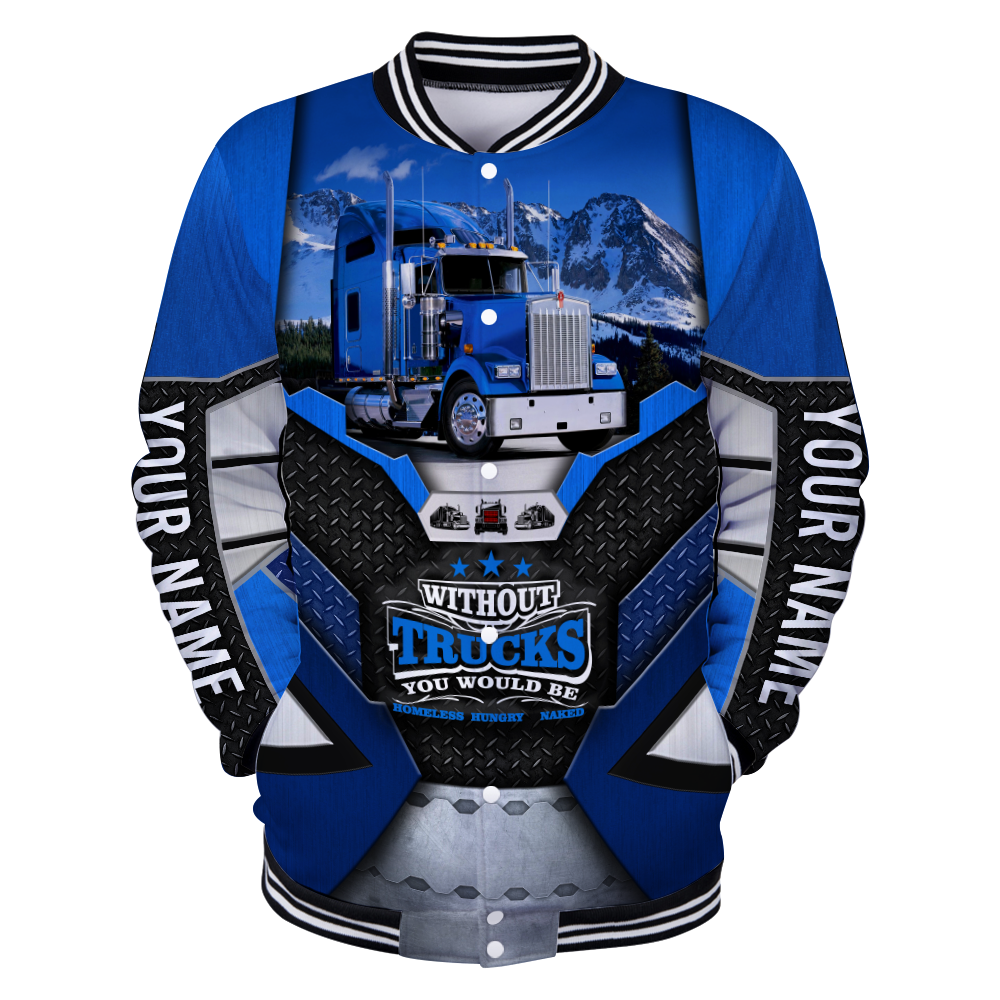 Premium Customized Name 3D All Over Printed Unisex Shirt For Trucker
