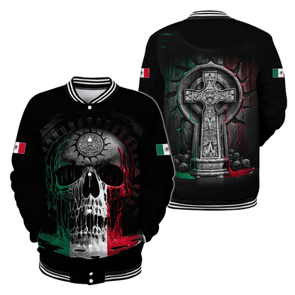 Mexico Skull 3D All Over Printed Unisex Hoodie