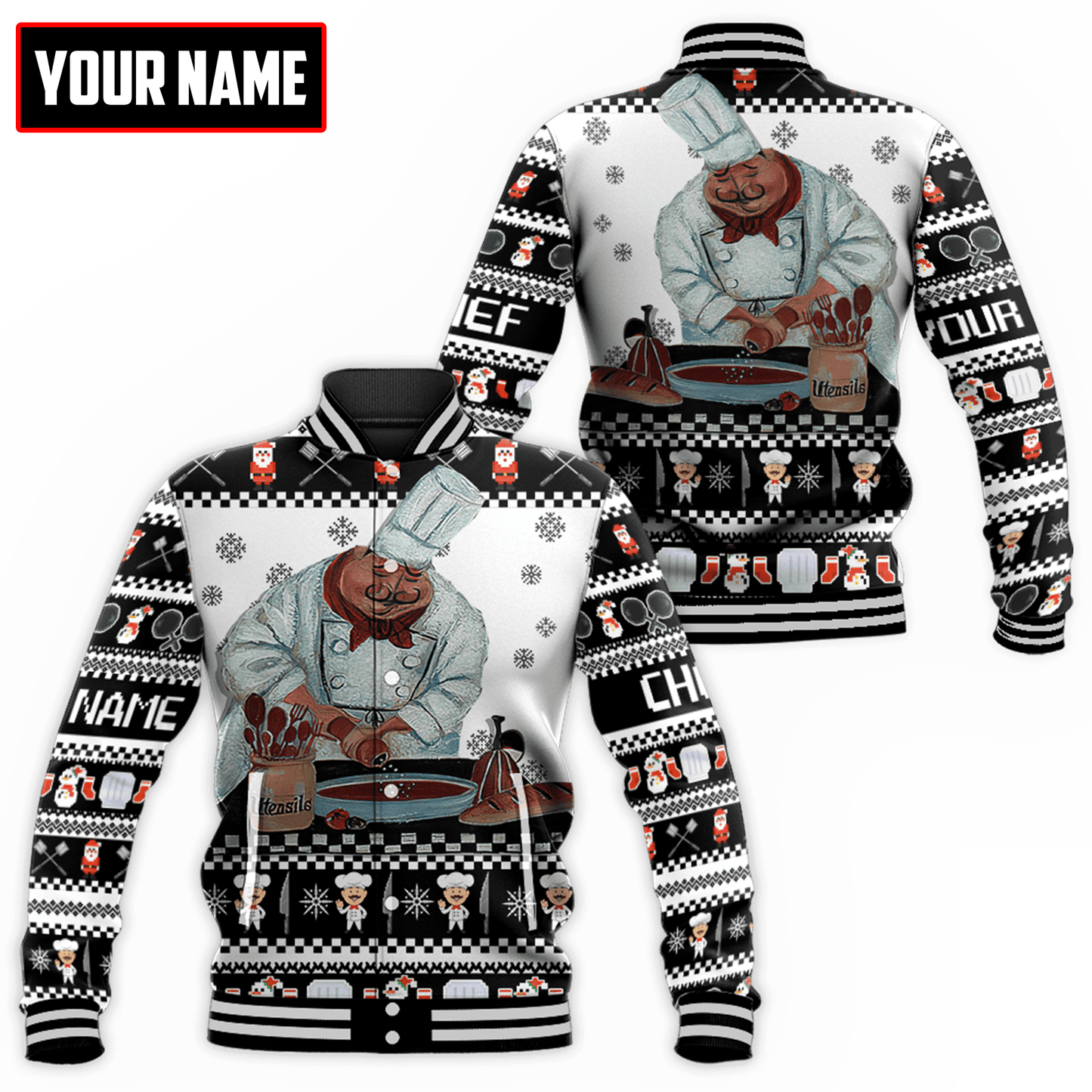 Customized Name Master Chef 3D All Over Printed Unisex Shirts