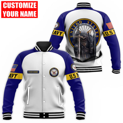 Customized name US Navy 3D All Over Printed Unisex Shirts