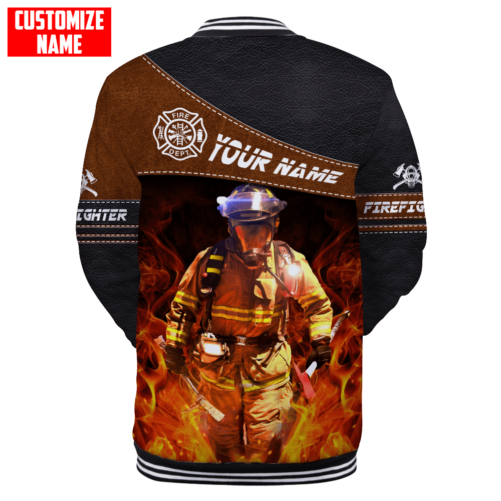 Customized Name Firefighter 3D All Over Printed Unisex Shirts