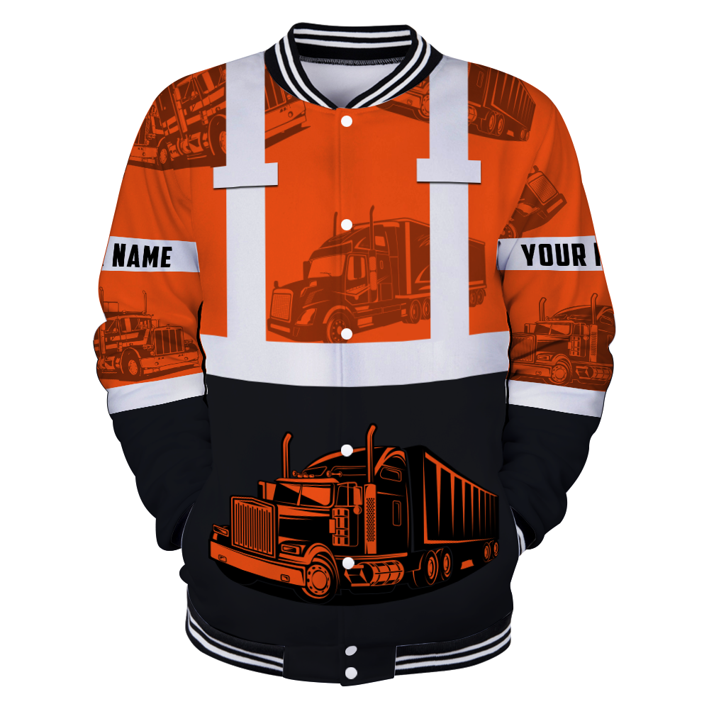 Premium Customized Name 3D All Over Printed Unisex Shirt For Trucker