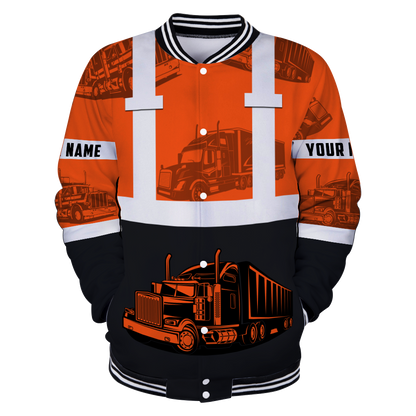 Premium Customized Name 3D All Over Printed Unisex Shirt For Trucker