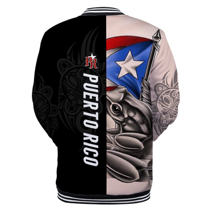 Customize Name Common Coquí Puerto Rico Baseball jacket For Men And Women MH23022104