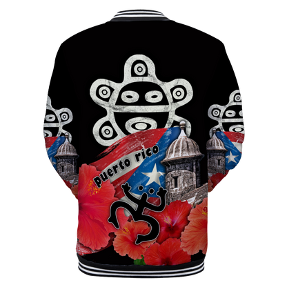 Customize Name Taino Puerto Rico Baseball jacket 3D All Over Printed Shirts MH23022103