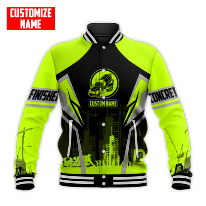 Concrete Finisher Green Mixer Truck Custom name 3D Printed Shirts