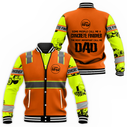 Concrete Finisher Dad Safety 3D printed shirts