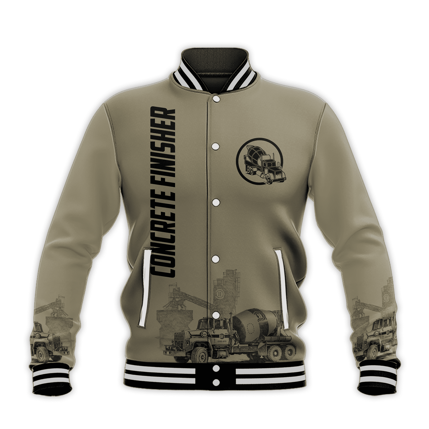 Legend Concrete Finisher 3D printed shirts