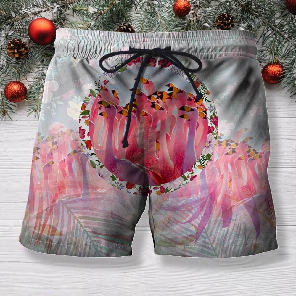 3D All Over Print Flamingo Hoodie-Apparel-HD09-Shorts-S-Vibe Cosy™