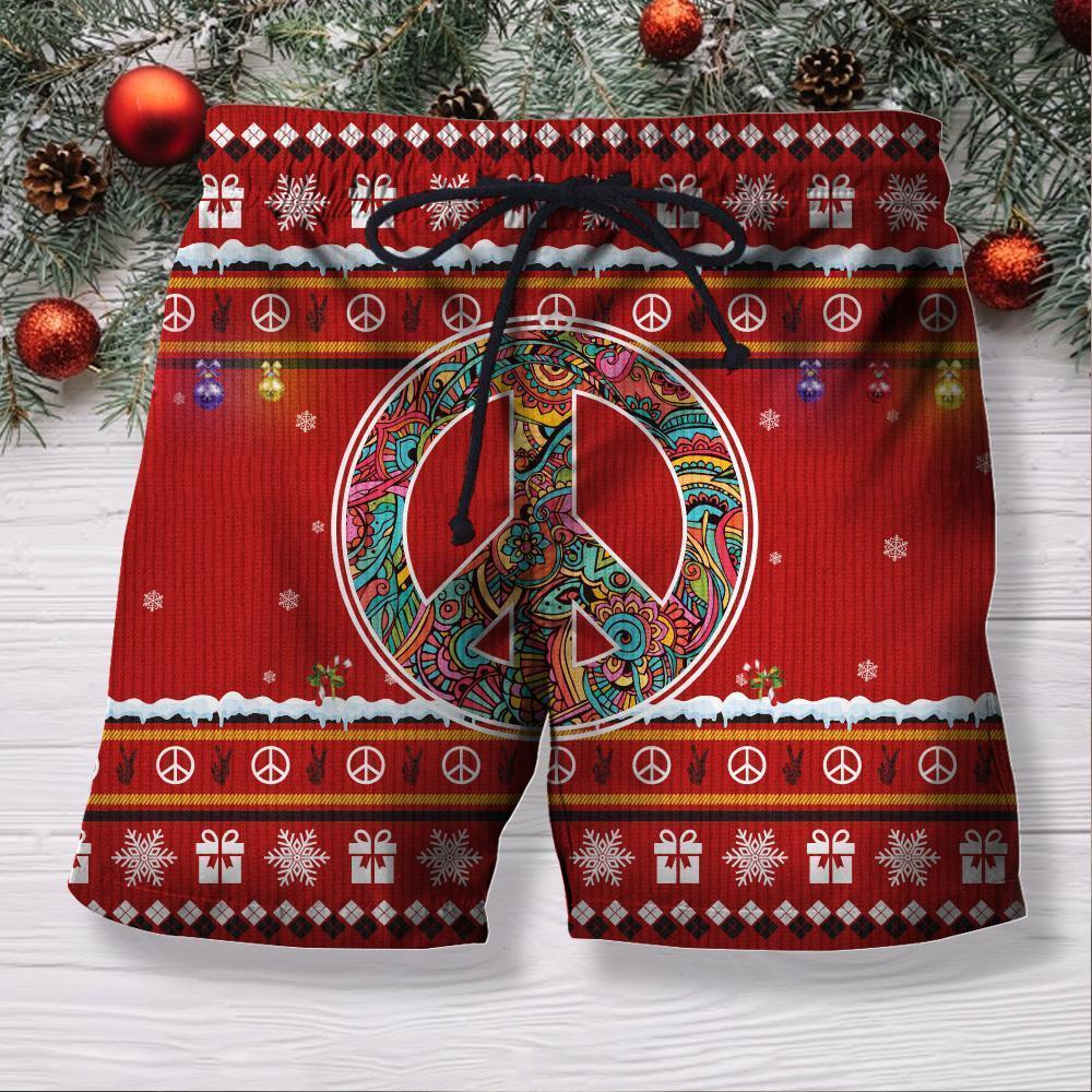 3D All Over Print christmas Hippie Hoodie-Apparel-HD09-Shorts-S-Vibe Cosy™