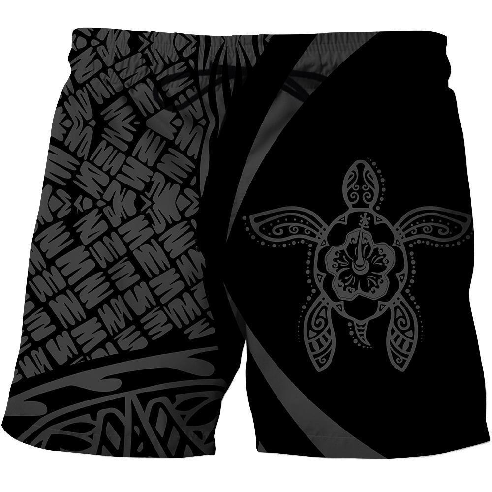 Hawaii Turtle Polynesian Hoodie - Circle Style Gray Color - AH - J9-ALL OVER PRINT HOODIES (P)-Phaethon-Shorts-5XL-Vibe Cosy™